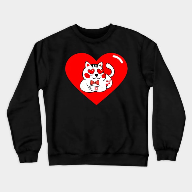 cats kitty animal pet kitten animals gifts cute cat love lover funny cat cats lovecat lady Crewneck Sweatshirt by TEEFLIX